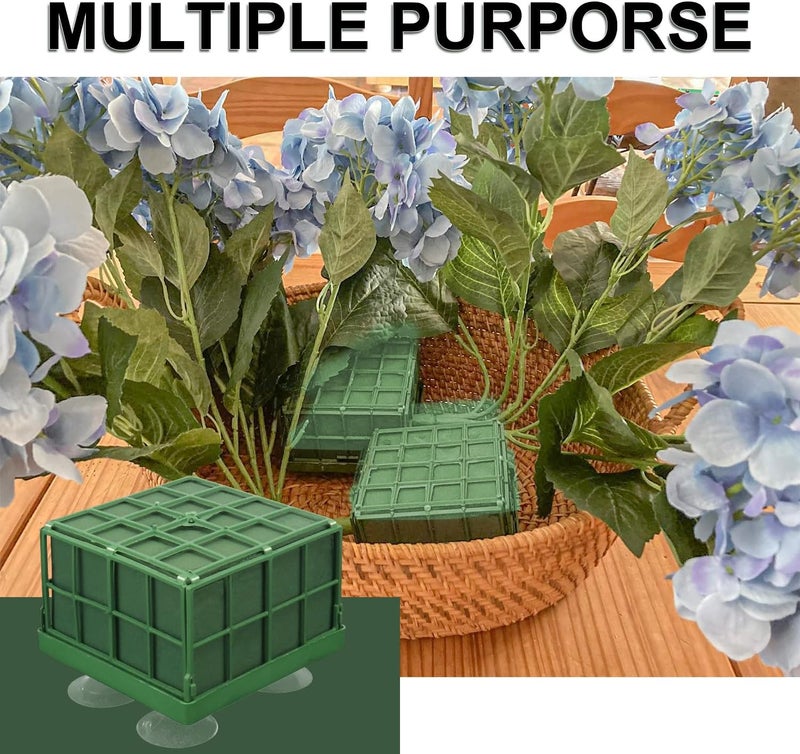 IHDYPPEW 10 Pack Floral Foam Cage, Premium Floral Cage Foam Box for Fresh and Artificial Flowers – Perfect for Wedding, Home and Garden Decorations(4.5 x 4.5 x 3.75 inch) by - Image 4